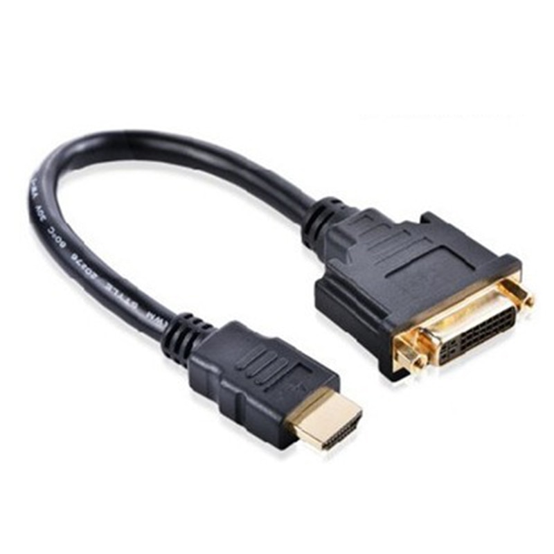 30cm HDMI-DVI 24 + 5  ̺ ȣȯ  M/F Male-DVI Female   ڵ, PC HDTV LCD DVD 